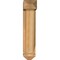 Ekena Millwork Traditional Arts and Crafts Rough Sawn Bracket w/ Offset Brace, Western Red Cedar, 6"W x 16"D x 28"H BKT0604X16X28TRA03RWR - alternate 3